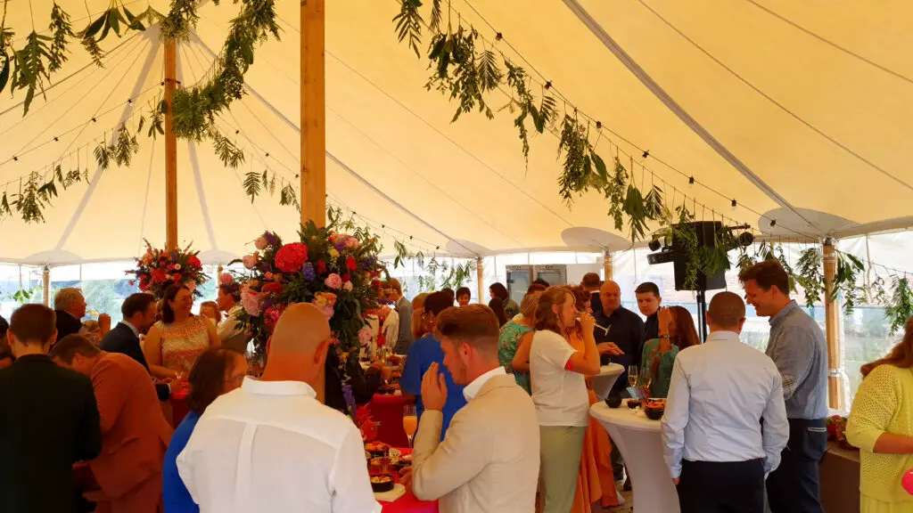Catering voor huwelijksfeest door Traiteur Patrick Noppe uit Boezinge